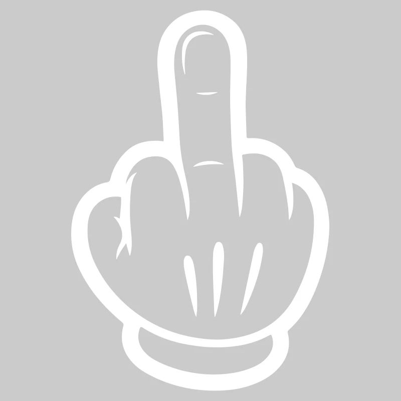 Middle Finger Comic Hand