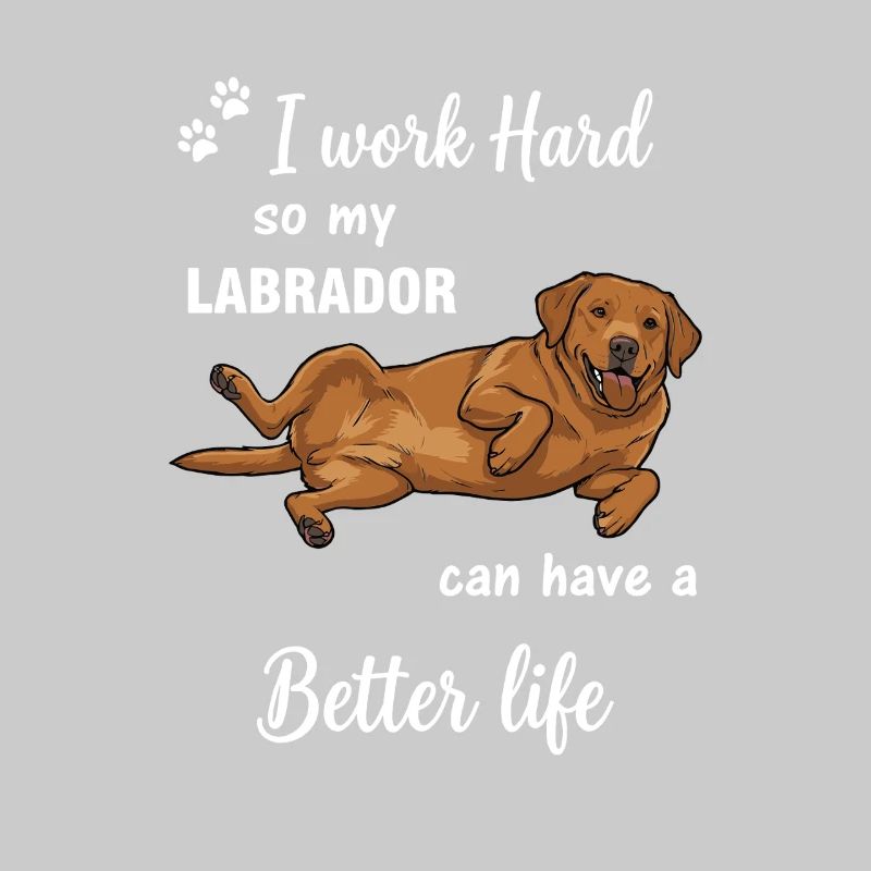 Echte Labrador Liebe Hundebesitzer Statement