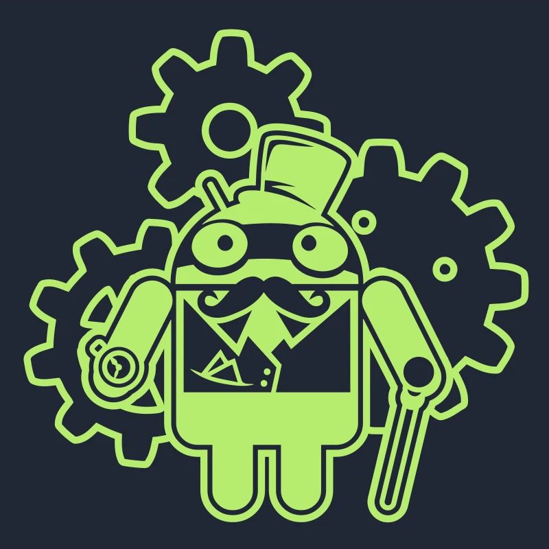 steampunkandroid_mono_light