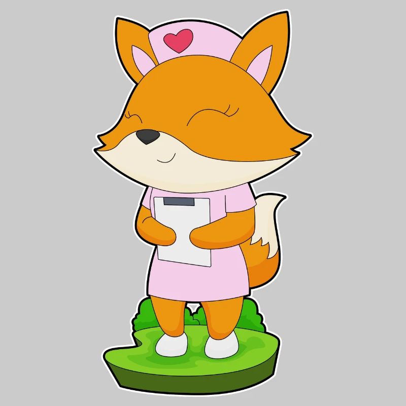 Fox Nurse Notepad