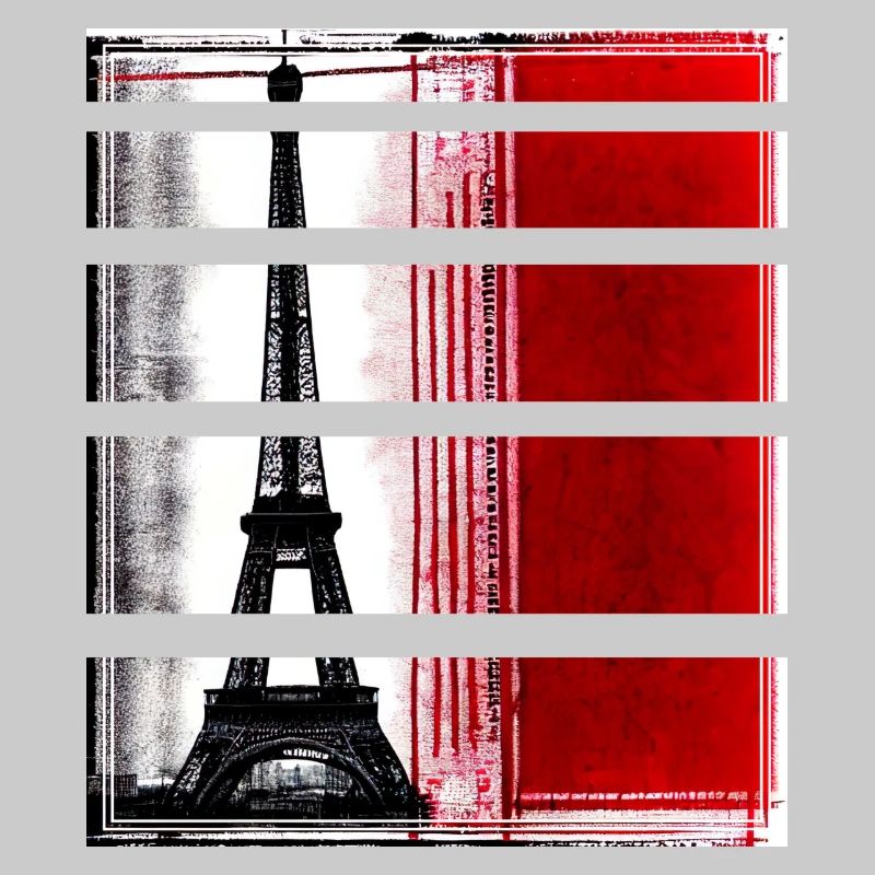 Paris Tour Eiffel Style Décontracté Moderne