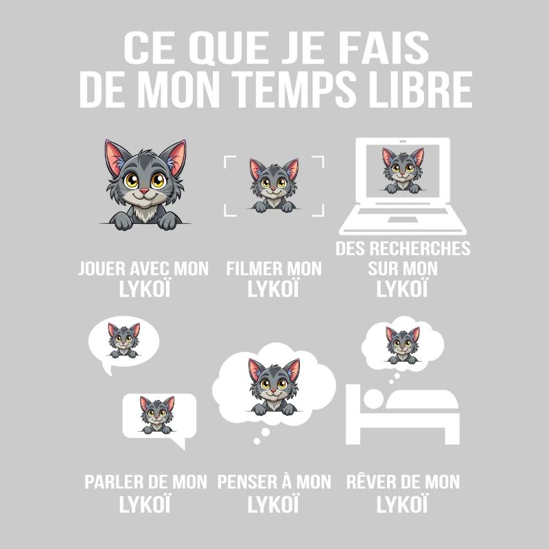 Ce que je fais de mon temps libre Lykoi