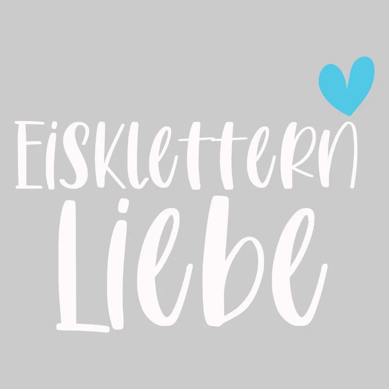 Klettern Eisklettern Liebe Eispickel Geschenk
