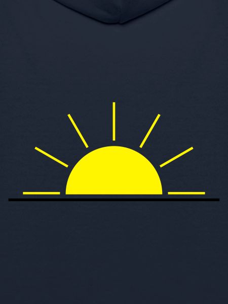 Sonnenaufgang oder Sonnenuntergang gelb