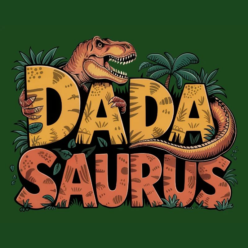 Dinosaur Dad Saurus Gift Dad