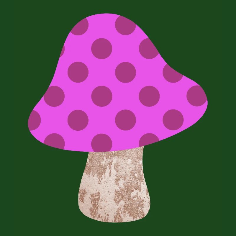 Motif de points champignons Points Points Roses Bonheur de la chambre de bébé