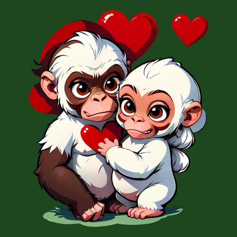 Offrez ces mignons singes pour la Saint-Valentin