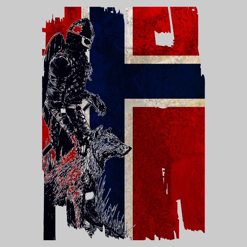 Wikinger Wolf Norwegen
