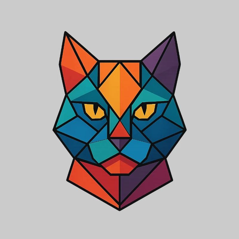 Chat | Tête de chat Impression / Impression / Design