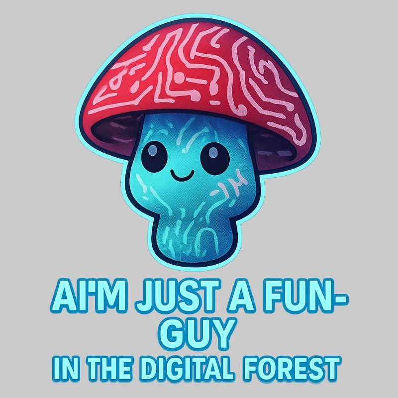 Fun Guy in the Digital Forest