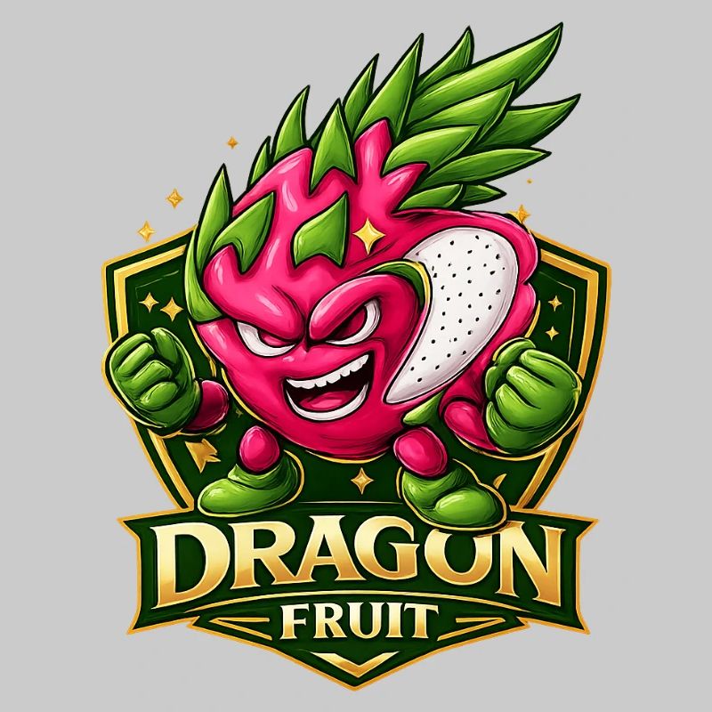 Drachenfrucht-Energetisches Maskottchen