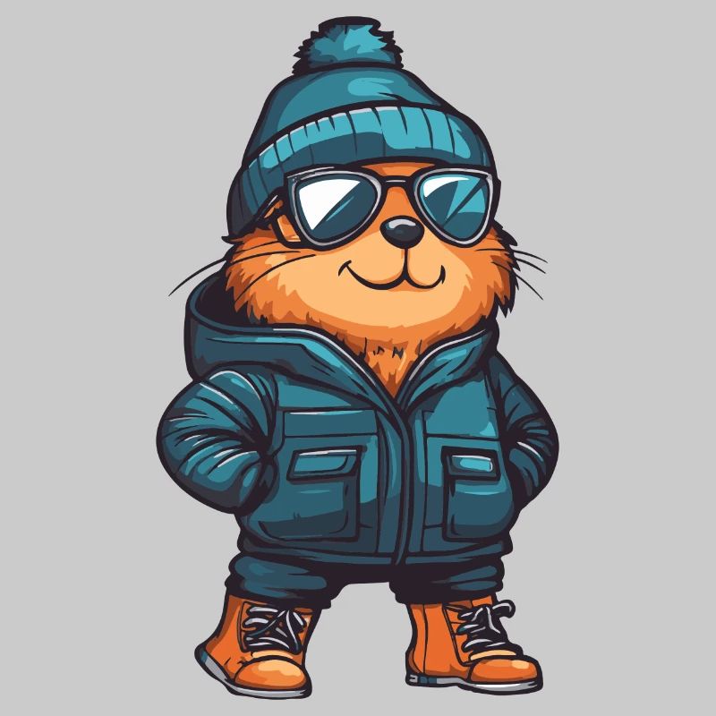 Biber Winter Comic