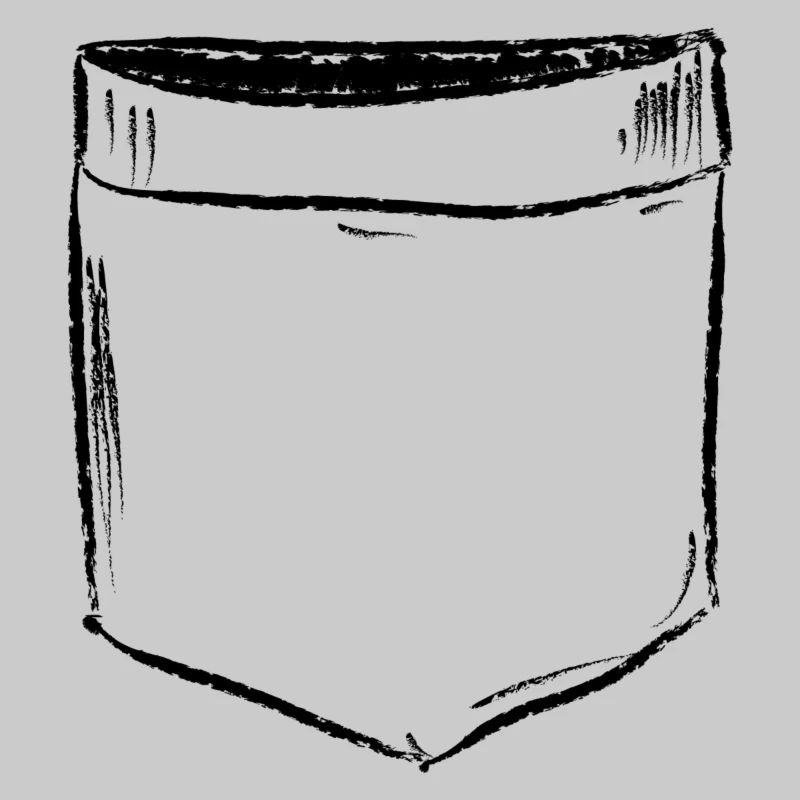 Brusttasche Comic Draw