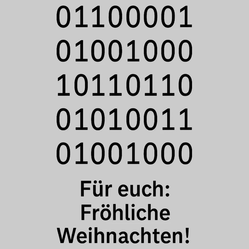 Binary Code Weihnachtszauber
