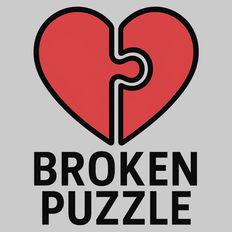 Conception de coeur perplexe