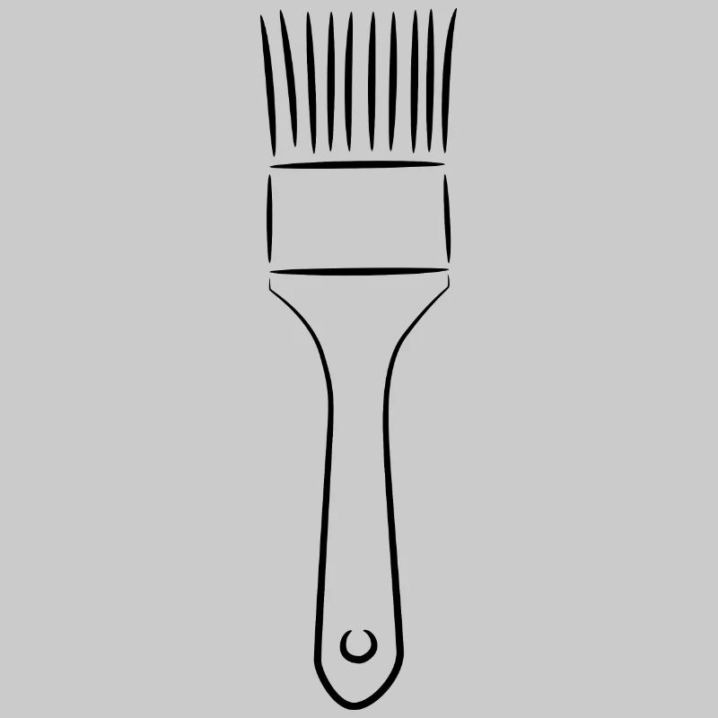 Painter Brush Drawing