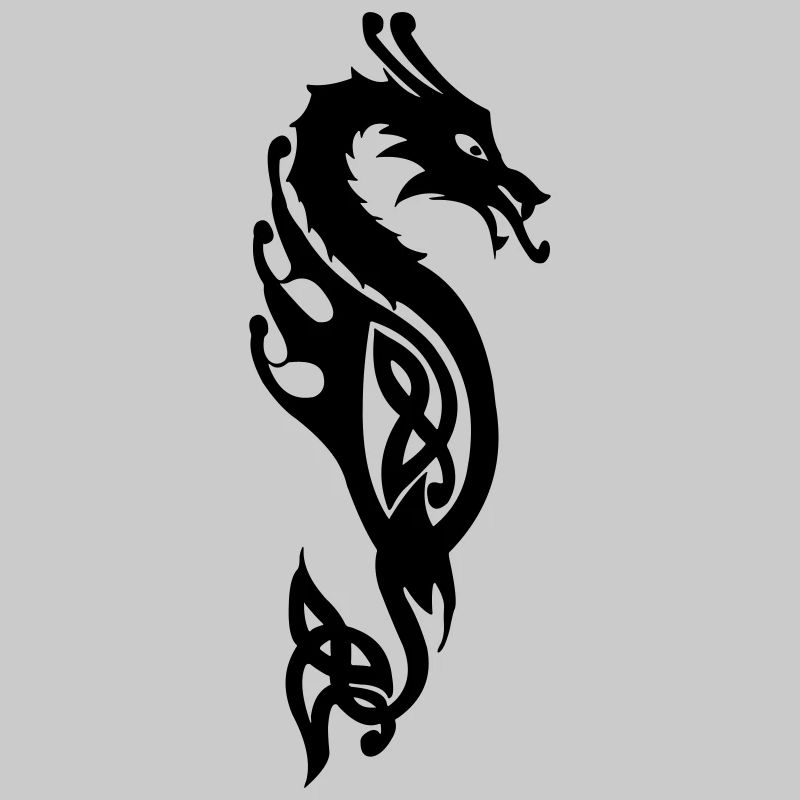 Monströse Seeschlange oder Drachenvektor