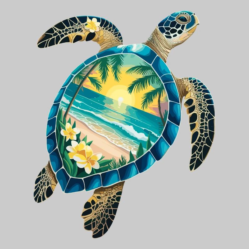 Turtle Waves Surf Turtle Surfer Turtles