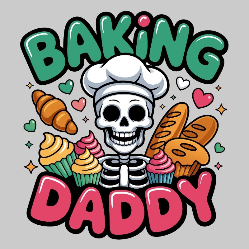 Baking Daddy Skull Cook