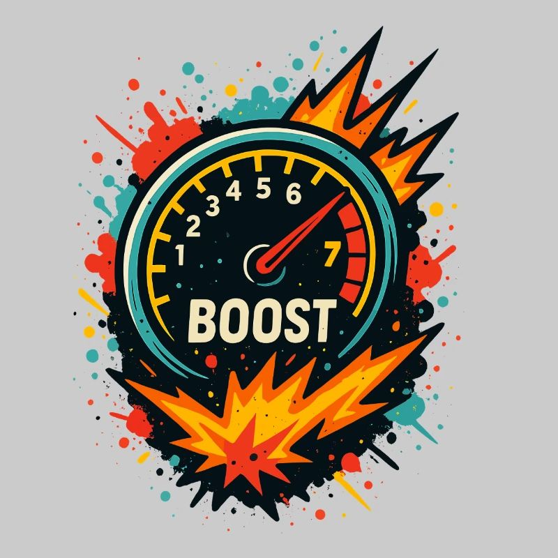Boost Display Explosive, Turbo Tuning Shirt