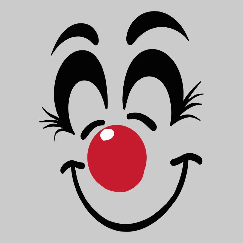 Carnaval du visage de clown joyeux Carnaval Carnaval