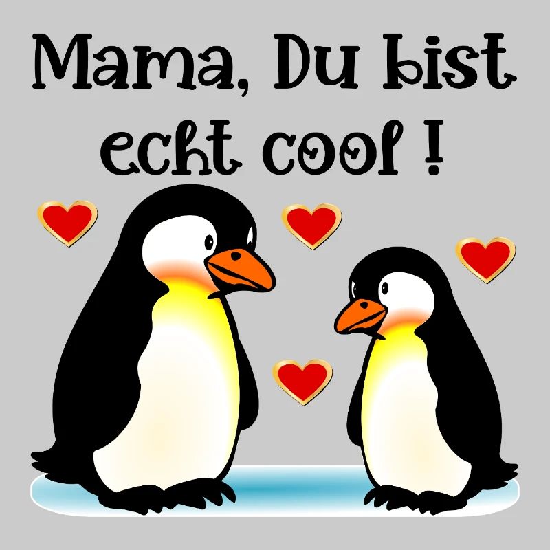 Komplimente Mama Muttertag Pinguine