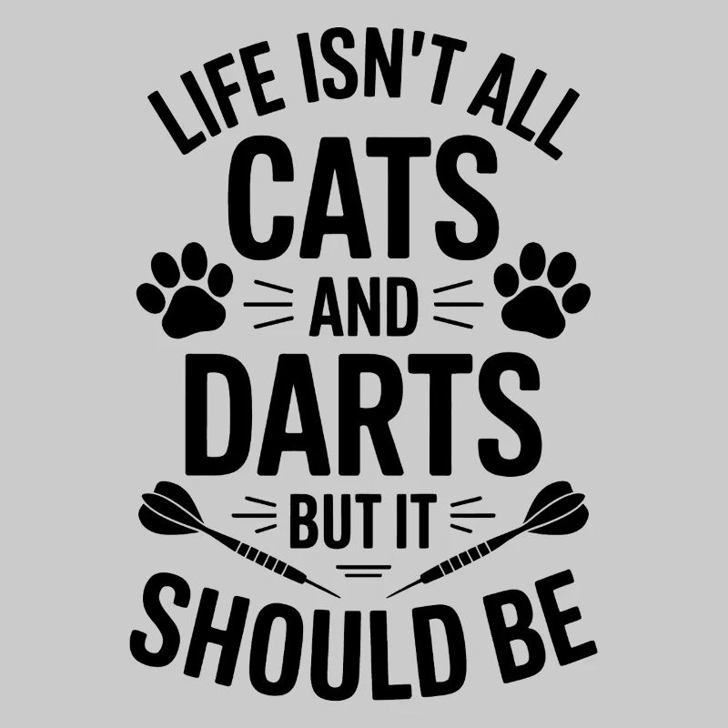 Fléchettes Dire Chats Fléchettes Drôles Fléchettes Cadeau
