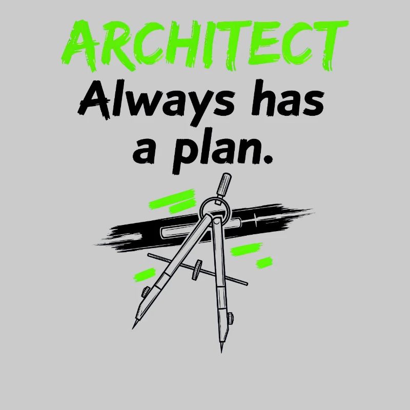 Architect with a plan