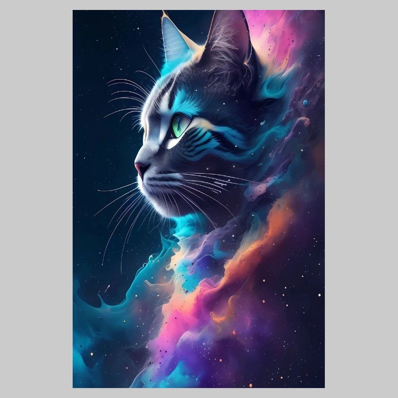 Visage de chat