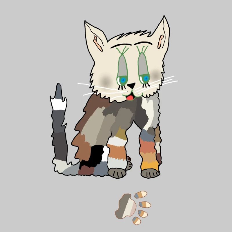 Patchwork Katze Fred Tatze