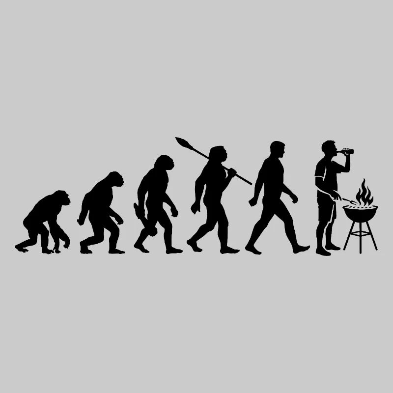 Evolution - Grilling - Grillmeister - Drinking beer