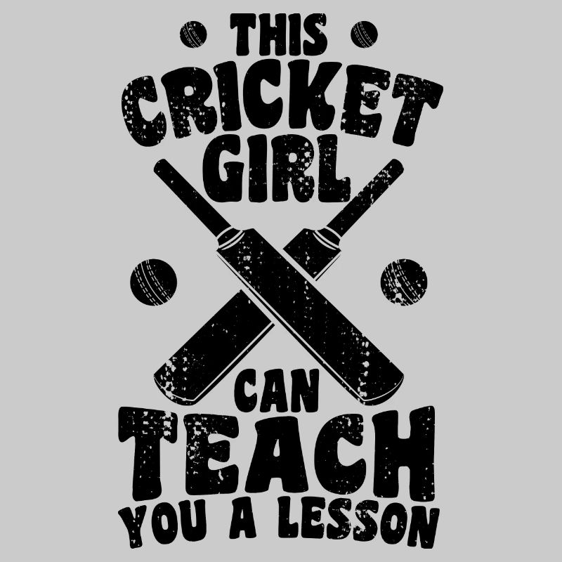 Cricket Mädchen erteilt dir eine Lektion