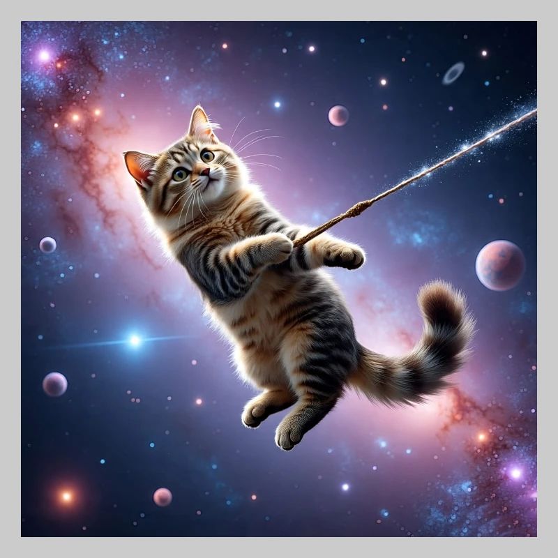 Chat dans l’espace