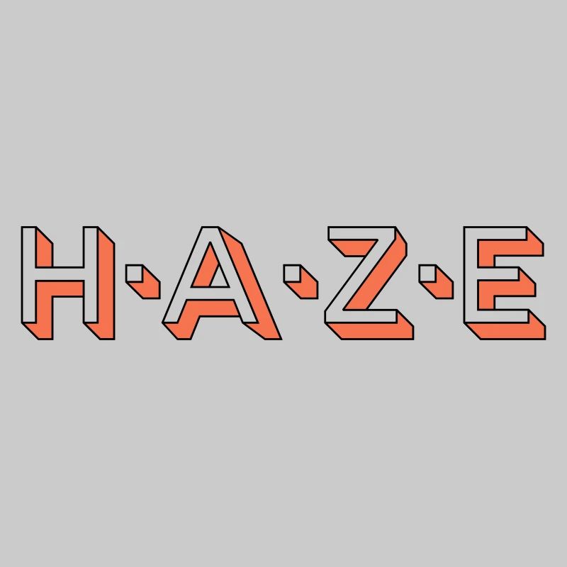 Lettrage Haze