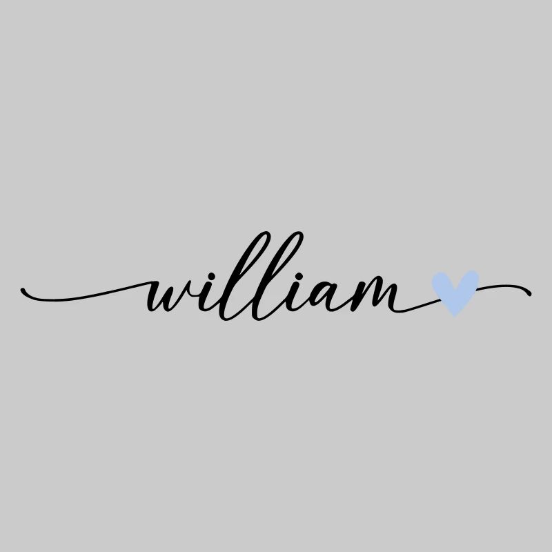 William Name Calligraphy Font