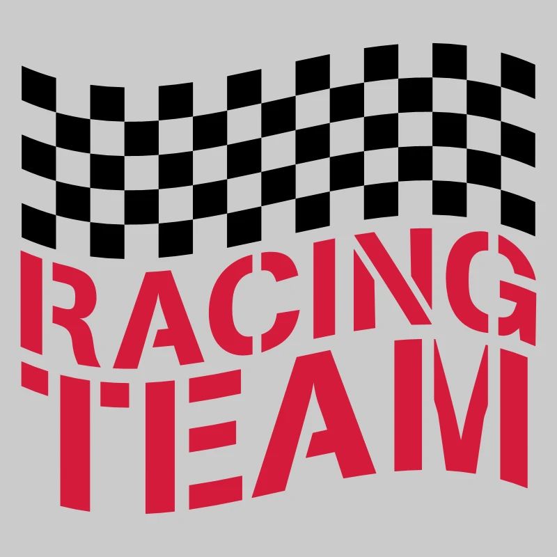 Conception de drapeau Racing Team