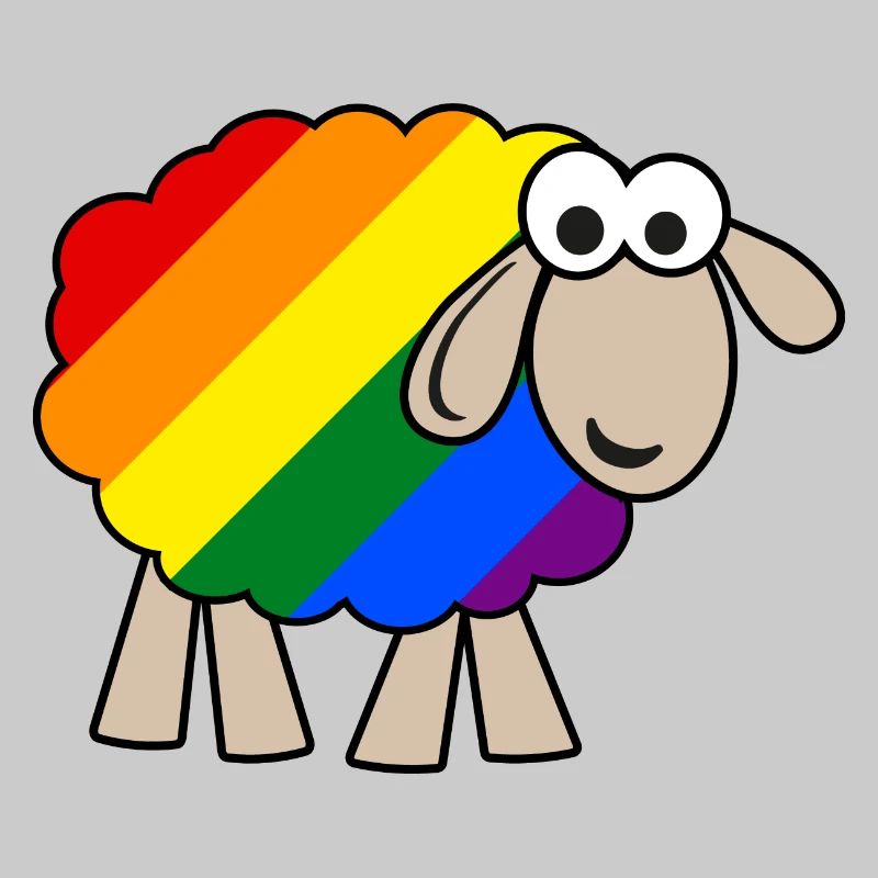 Regenbogen Schaf