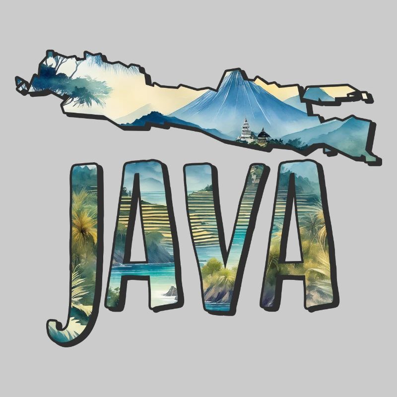 Watercolor Map Java