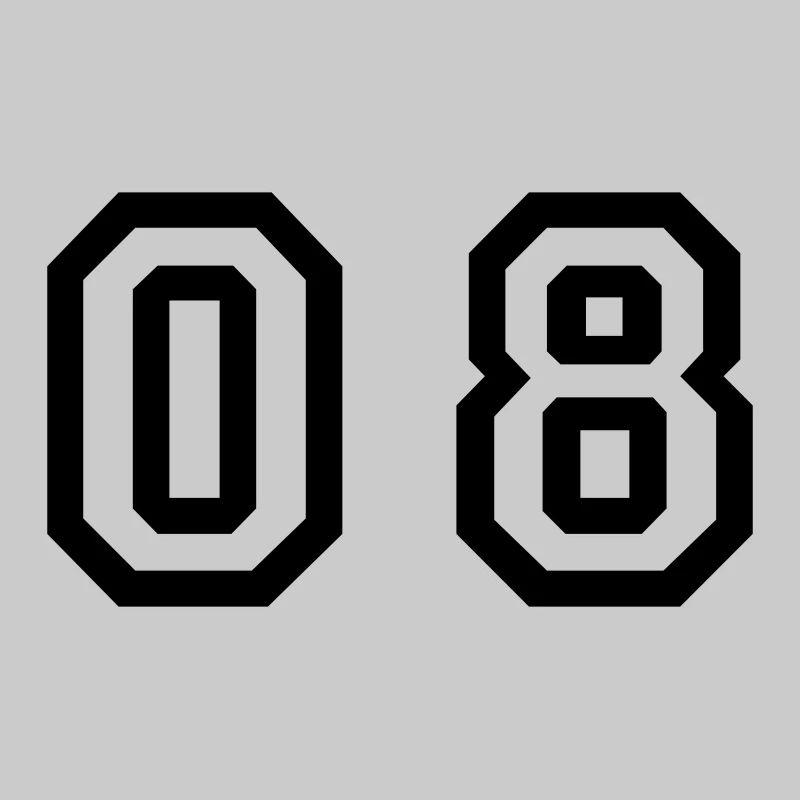 nombre - 08 - zéro huit
