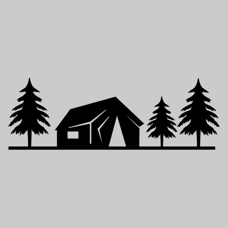 cabane dans la forêt