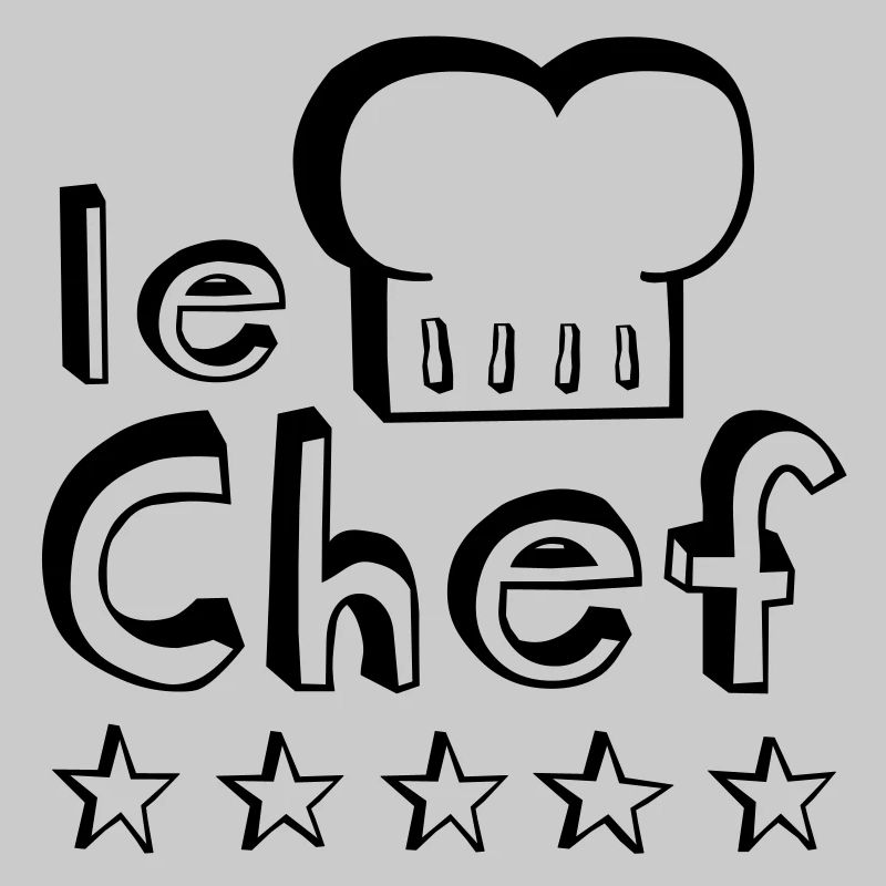 Le Chef Vater, Ehemann oder man Meister der Grill,