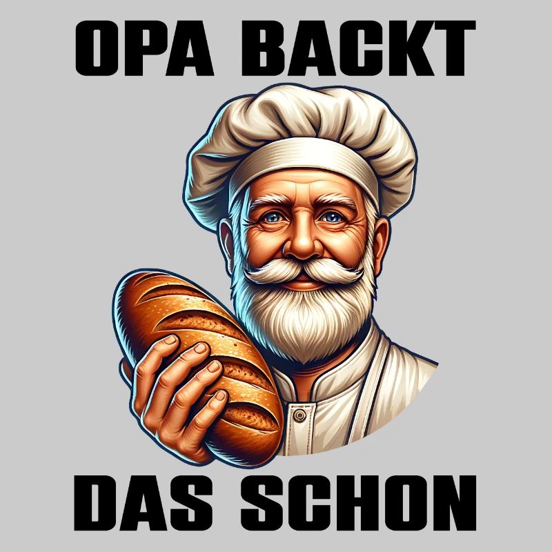Opa backt das schon - Bäcker mit Broten
