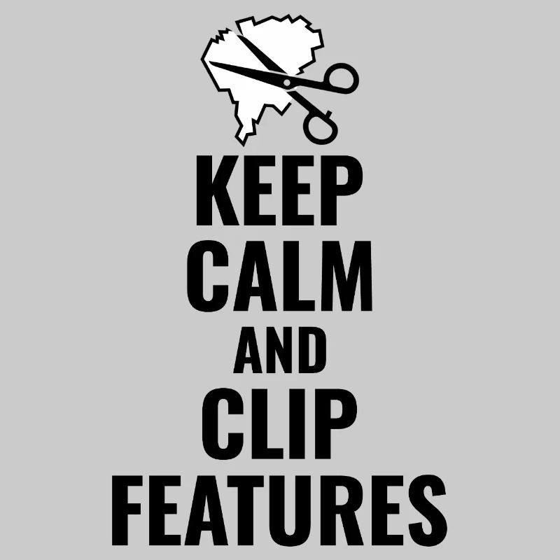 GIS Mapping Data Clip Features Spatial Geoinfo