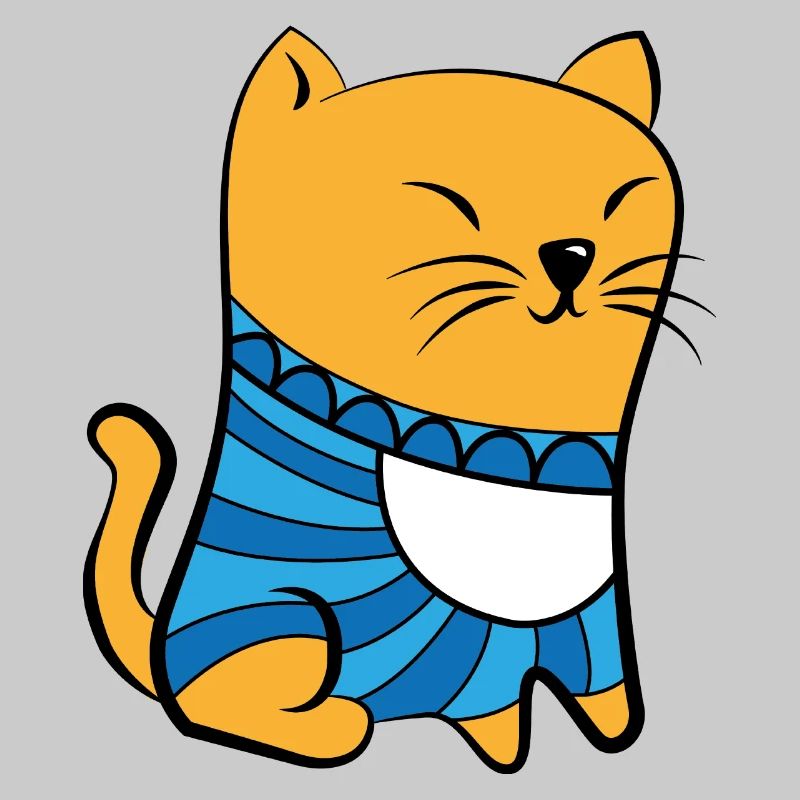 Cat with Pullover