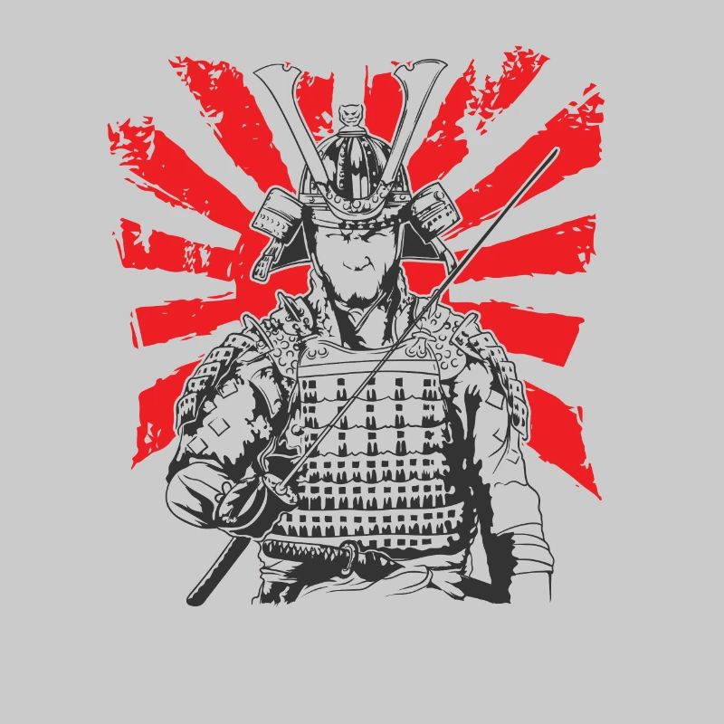 Samurai Schwert Samurai Krieger mit Rüstung