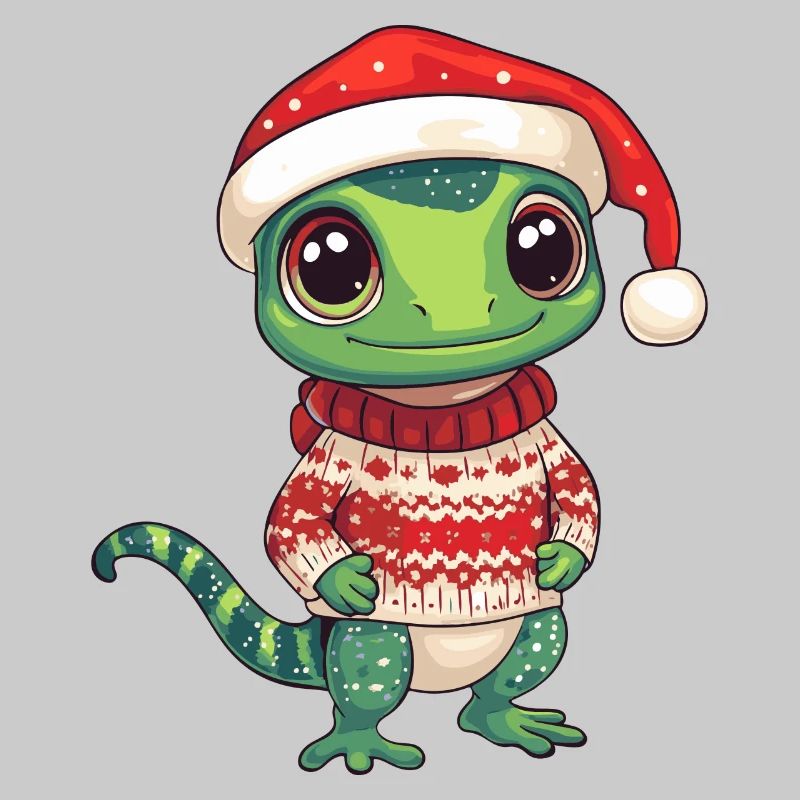 Lizard Christmas Comic