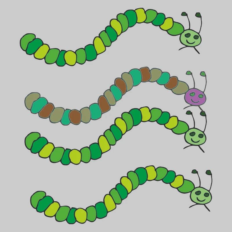 variété de chenille