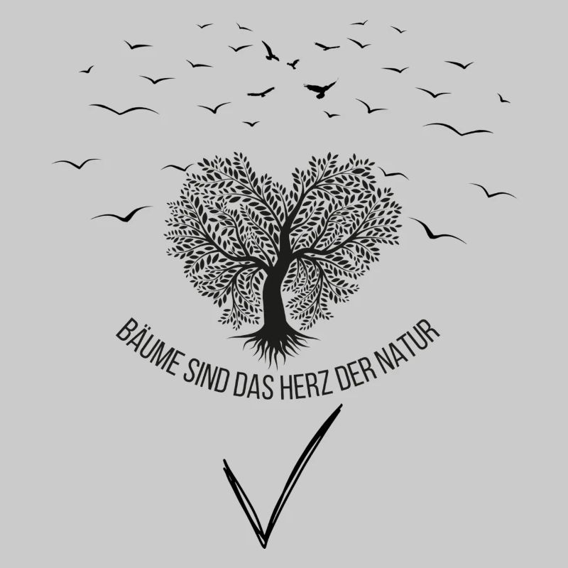 Bäume sind das Herz der Natur