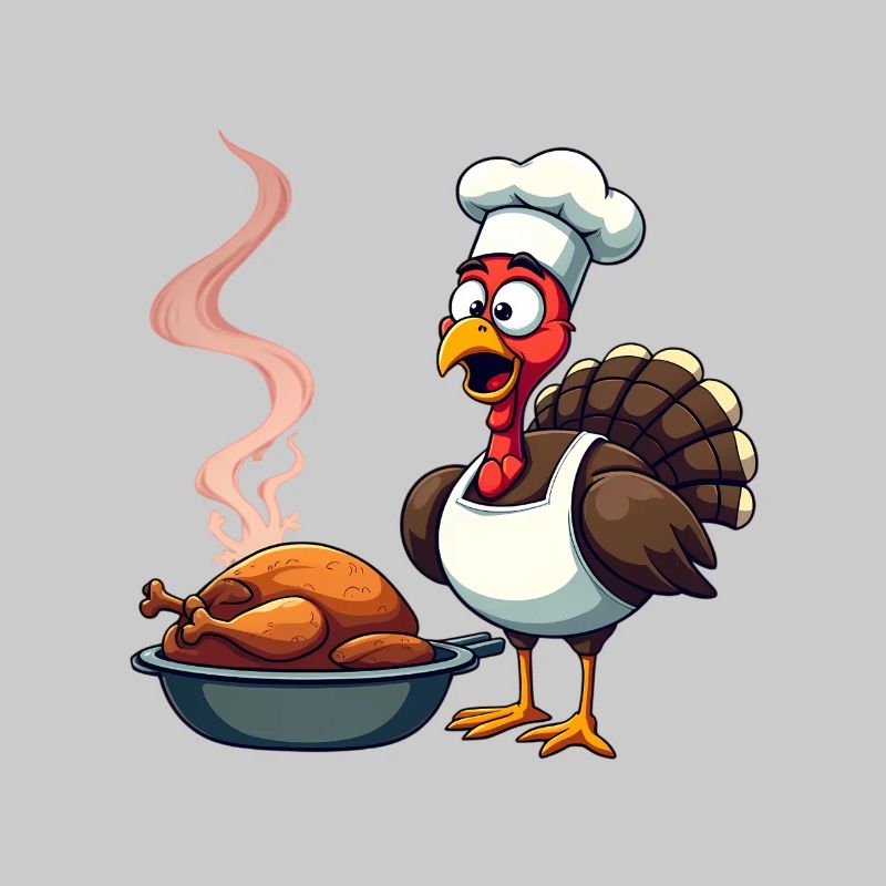 Cuisinier de dinde de Thanksgiving