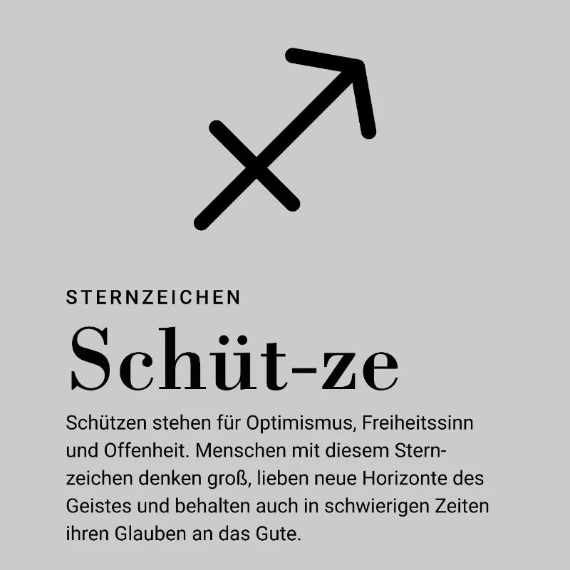 Sternzeichen Schütze